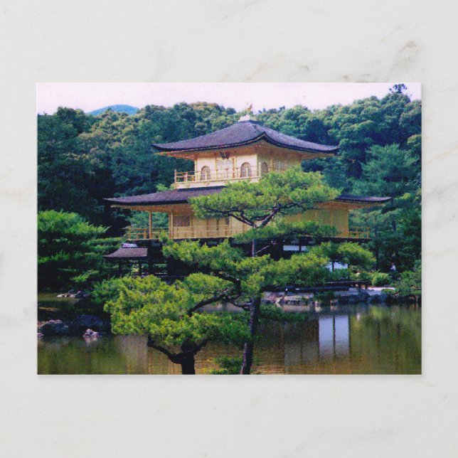 Carte Postale Temple du Pavillon d'or, Kyoto, Japon (Devant)