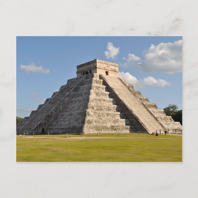 Carte Postale Temple maya de Chichen Itza au Mexique (Devant)