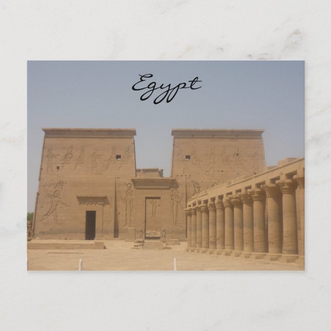 Carte Postale temple philae (Devant)