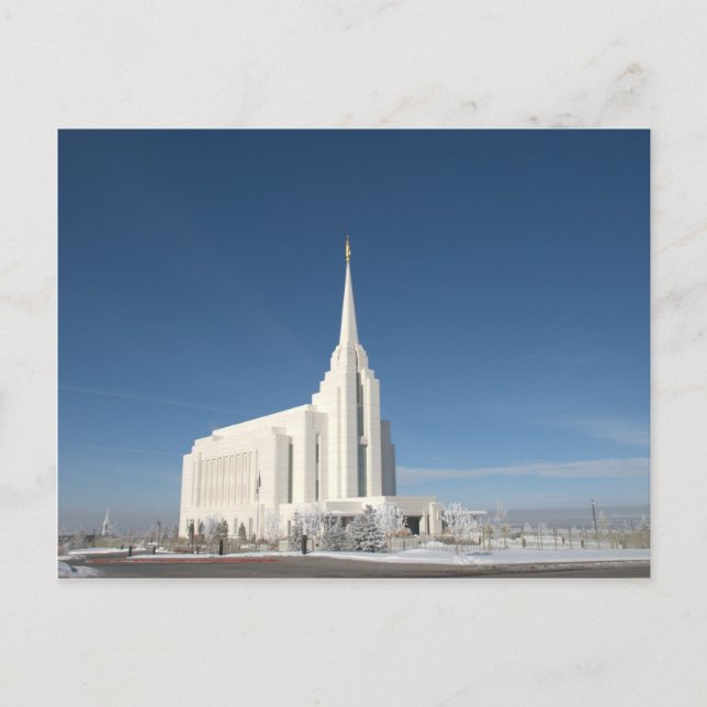 Carte Postale Temple Rexburg LDS (Devant)