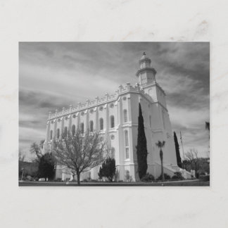 Carte Postale Temple Saint George Utah Mormon