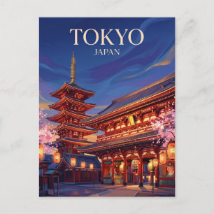Carte Postale Temple Senso-ji Japon