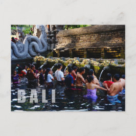 Carte Postale Temple Tirta Empul à Bali, Indonésie