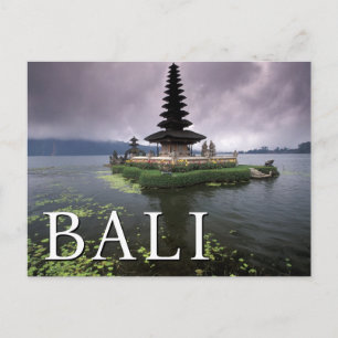 Carte Postale Temple Ulun Danu   Bali, Indonésie   Merci