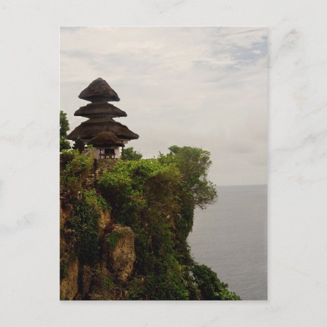 Carte Postale Temple Uluwatu à Bali (Devant)