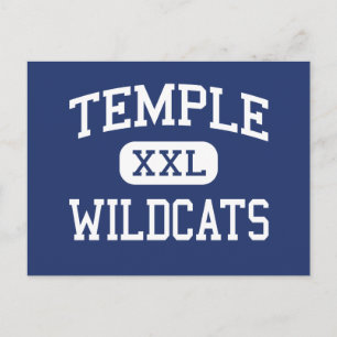 Carte Postale Temple - Wildcats - Lycée - Temple Texas