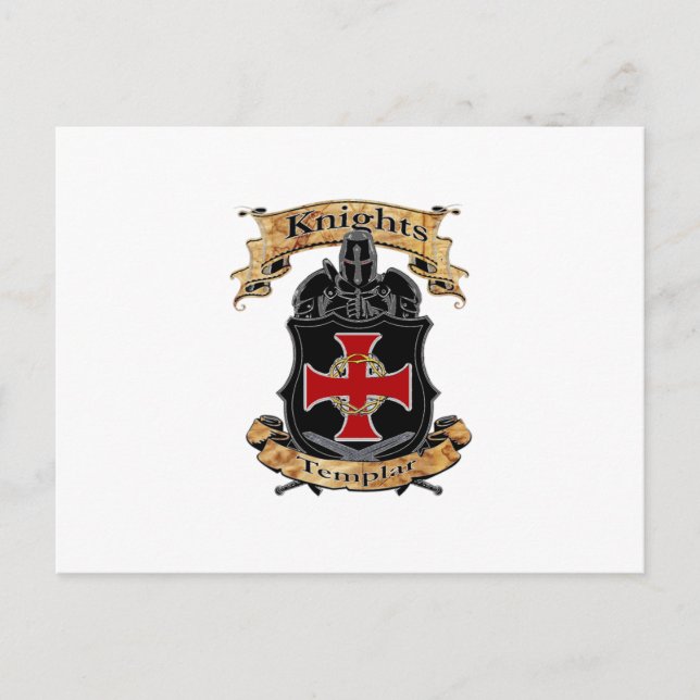 Carte Postale Templier des Chevaliers (Devant)