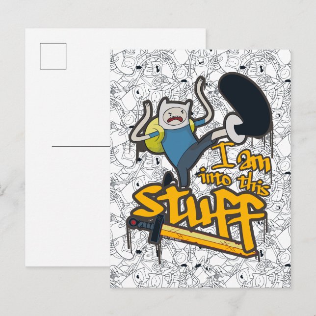 Carte Postale Temps d'aventure | Finn "Je Suis Dans Ce Genre De  (Devant / Derrière)