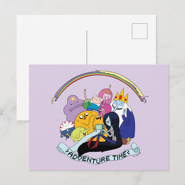 Carte Postale Temps d'aventure | Graphique de groupe BMO (Devant / Derrière)