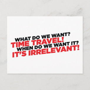 Carte Postale Temps de déplacement