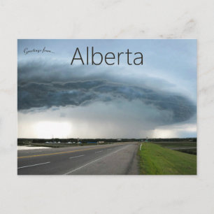 Carte Postale Temps orageux en Alberta Canada