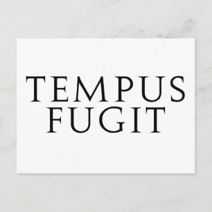 Carte Postale Tempus Fugit