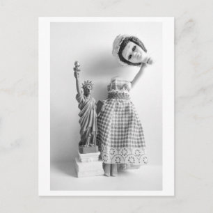 Carte Postale Tenez la tête haute - La statue de la Liberté