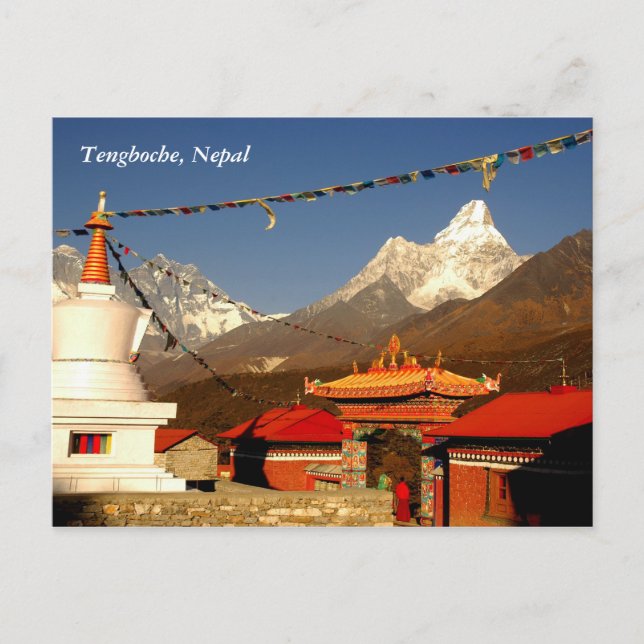 Carte Postale Tengboche Népal (Devant)