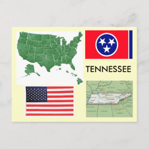 Carte Postale Tennessee, États-Unis