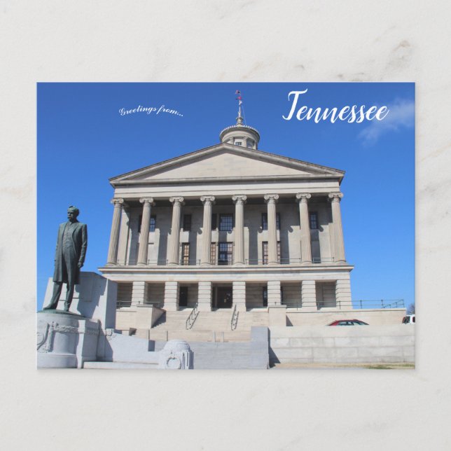 Carte Postale Tennessee State Capitol Nashville Tennessee (Devant)