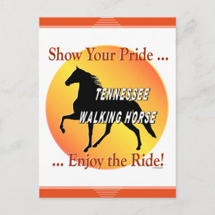 Carte Postale Tennessee Walking Horse Montrez Votre Fierté