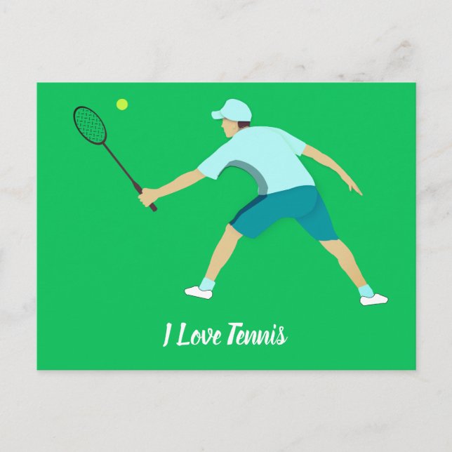 Carte Postale Tennis (Devant)