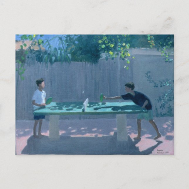 Carte Postale Tennis de table France 1996 (Devant)