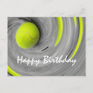 Carte Postale Tennis en rotation à l'anniversaire du tribunal