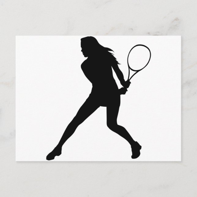 Carte Postale Tennis féminin (Devant)