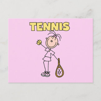Carte Postale TENNIS Girl Tshirts et cadeaux