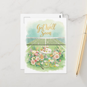 Carte Postale Tennis Prompt rétablissement
