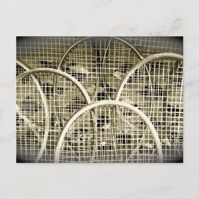 Carte Postale Tennis Qui Que Ce Soit ? (Devant)