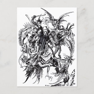 Carte Postale Tentation de Saint Antoine le Grand