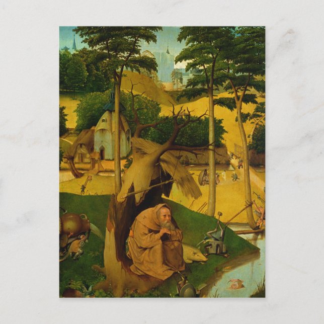 Carte Postale Tentation de St. Anthony, 1490 (Devant)