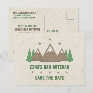 Carte Postale Tente Canvas Camping Bar Mitzvah Enregistrer la da