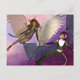 Carte postale tentée