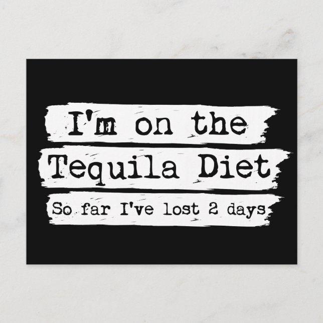 Carte postale Tequila Diet (Devant)