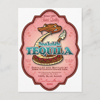 Carte Postale Tequila Snakebite