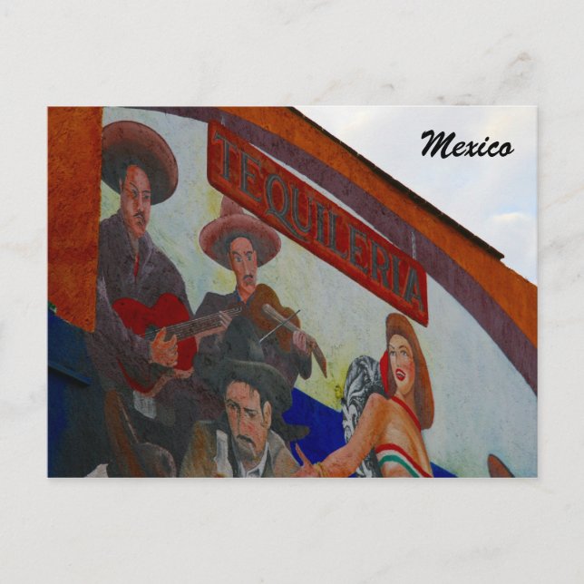 Carte Postale tequileria (Devant)