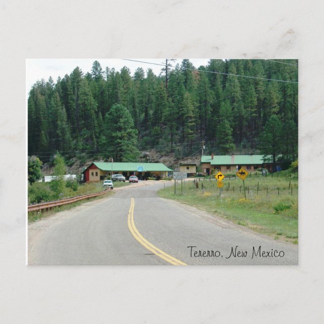Carte Postale Tererro, Nouveau-Mexique (Devant)