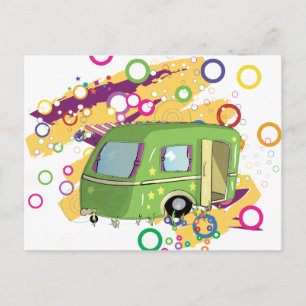 Carte Postale terrain de caravaning