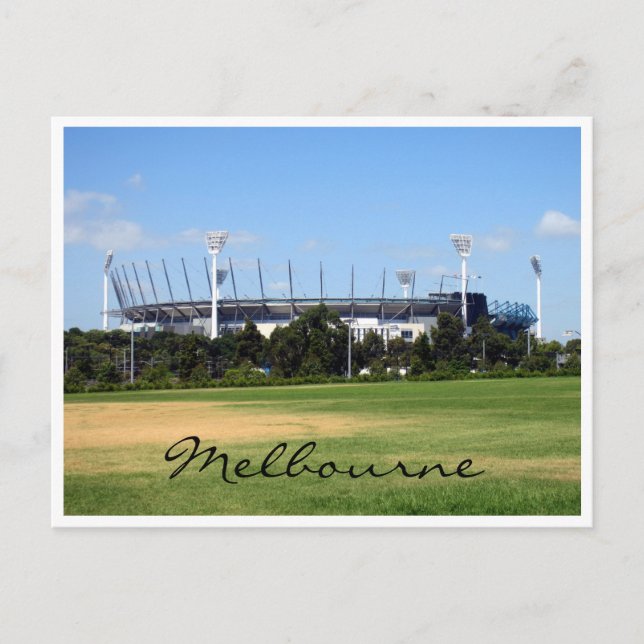 Carte Postale terrain de cricket de melbourne (Devant)