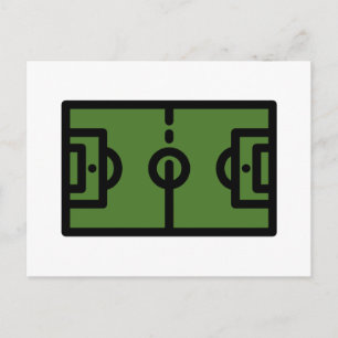 Carte Postale terrain de football