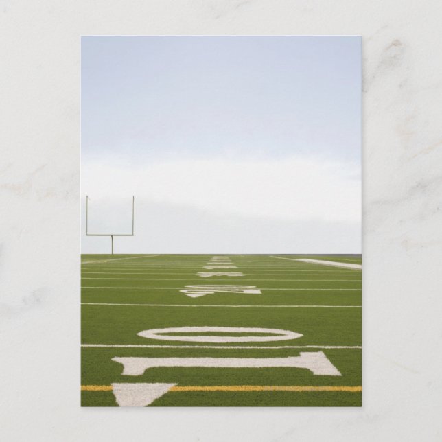 Carte Postale Terrain de football (Devant)