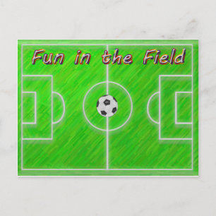 Carte Postale Terrain de football