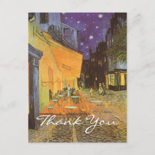 Carte Postale Terrasse Café Van Gogh en soirée