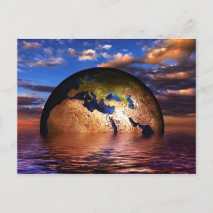 Carte Postale terre-216834 IMAGINAIRE SCIENCEFICTION PLANÈTES AL