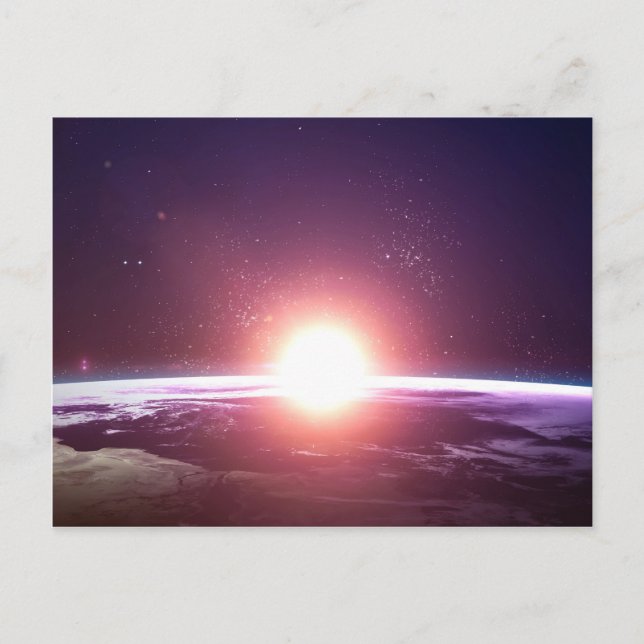 Carte Postale Terre de l'espace (Devant)