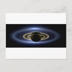 Carte Postale Terre et Saturne