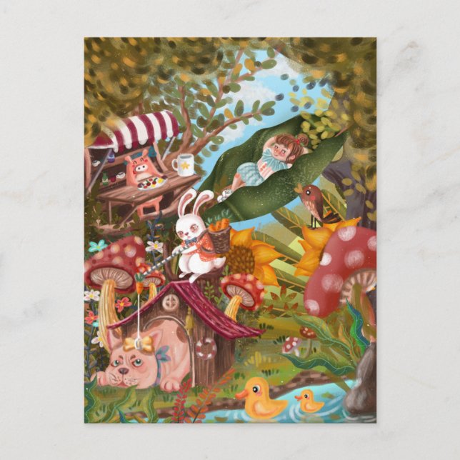 Carte Postale Terre magique (Devant)