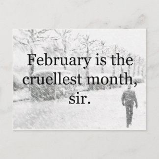 Carte Postale Terres humides d'hiver