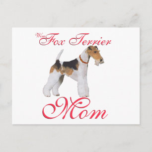 Carte Postale Terrier Fox à poil dur Fête des Mères