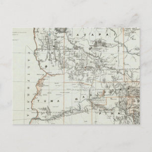 Carte Postale Territoire De L'Arizona