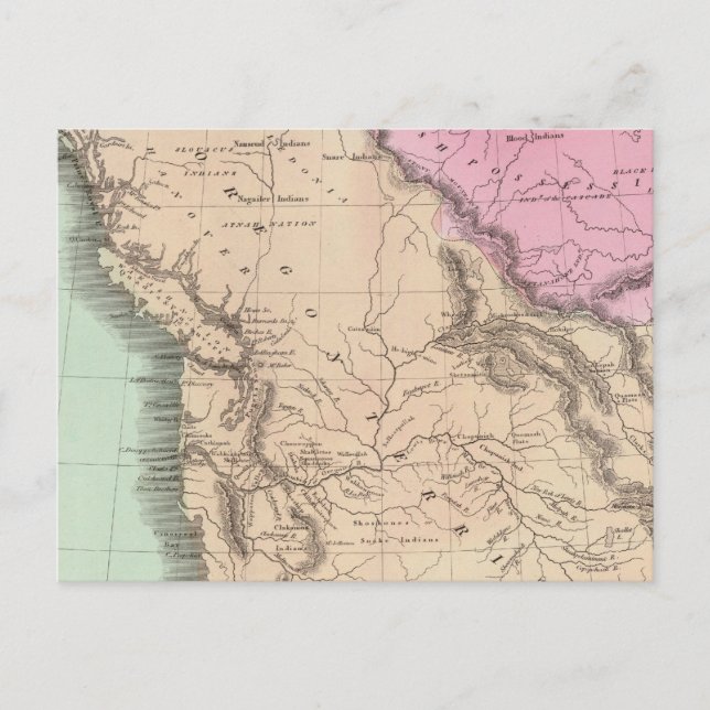 Carte Postale Territoire de l'Oregon (Devant)